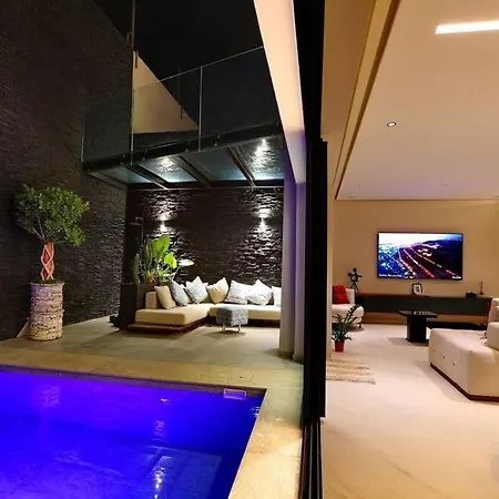Duplex De Luxe, Piscine Sauna Marrakesh Buitenkant foto